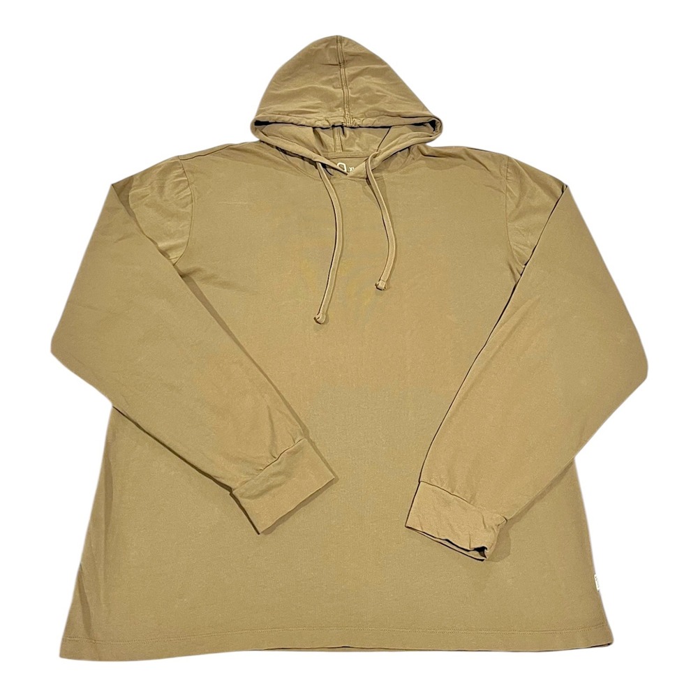 KATIN Mens Tan Long Sleeve Hoodie Cotton‎ Pullover Sweatshirt XL